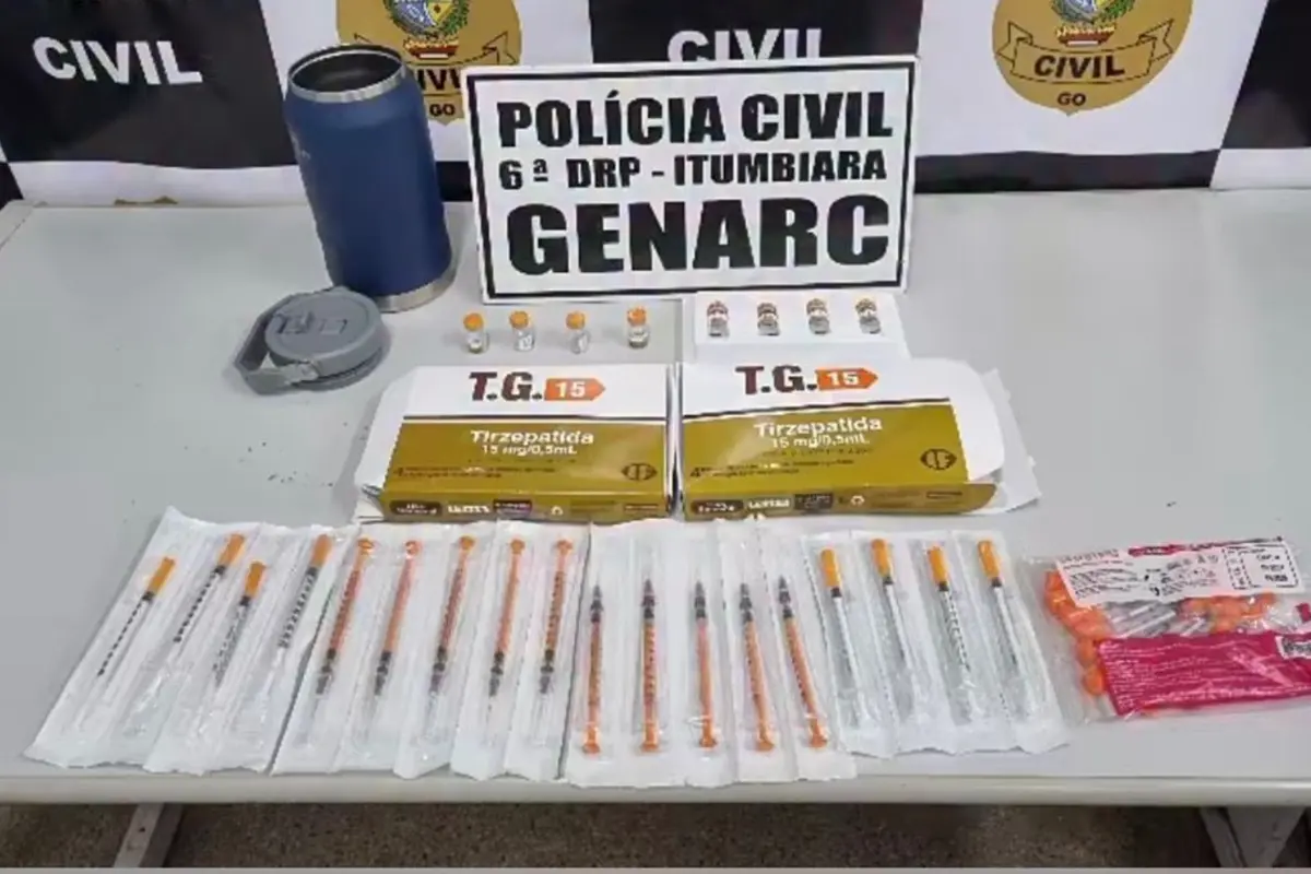 GO: estudante de medicina é preso por vender Mounjaro e diz que queria pagar mensalidades da faculdade