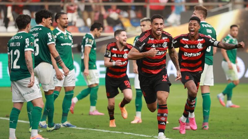 Flamengo vence o Palmeiras e leva a Libertadores pela quarta vez
