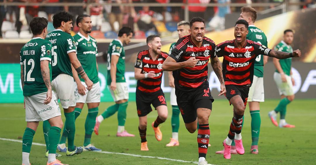 Flamengo vence o Palmeiras e leva a Libertadores pela quarta vez