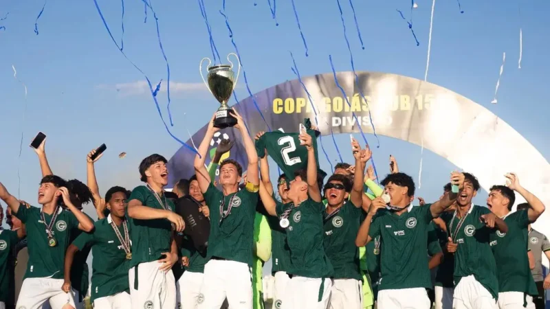 Goiás conquista dobradinha na Copa Goiás com títulos no sub-13 e sub-15