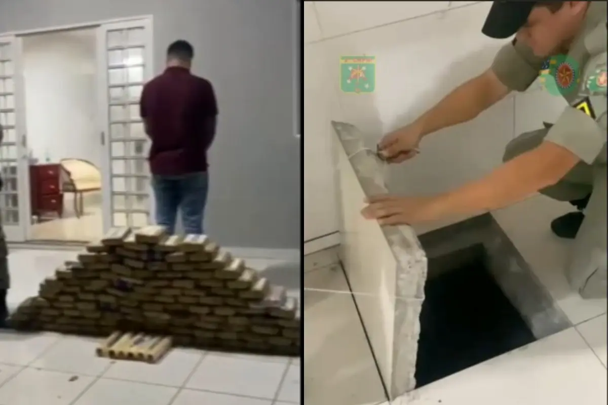 Mais de R$ 2 milhões em drogas são apreendidos em túnel dentro de casa em Goiânia