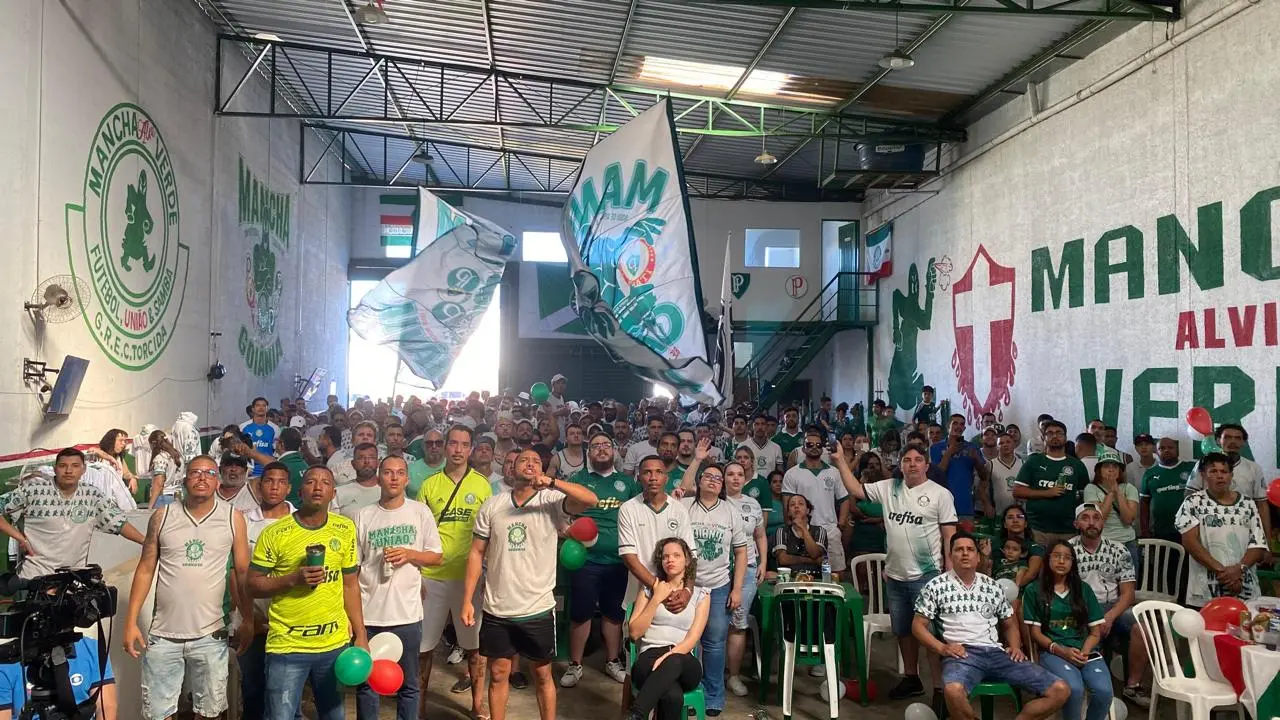 Mancha Verde Goiânia deve concentrar mais de 1500 torcedores para a final da Libertadores