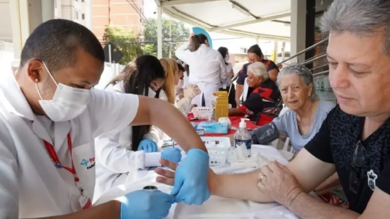 Mutirão oferece serviços gratuitos de prevenção e diagnóstico do diabetes em Goiânia