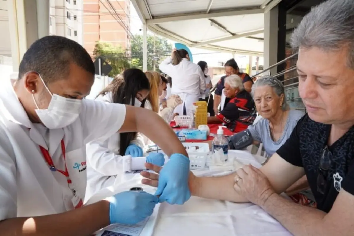 Mutirão oferece serviços gratuitos de prevenção e diagnóstico do diabetes em Goiânia