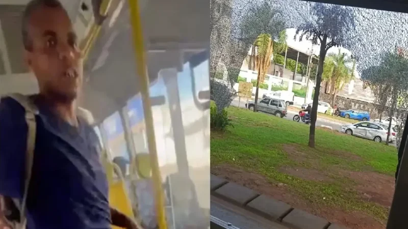 Preso homem filmado tocando partes íntimas em ônibus de Goiânia