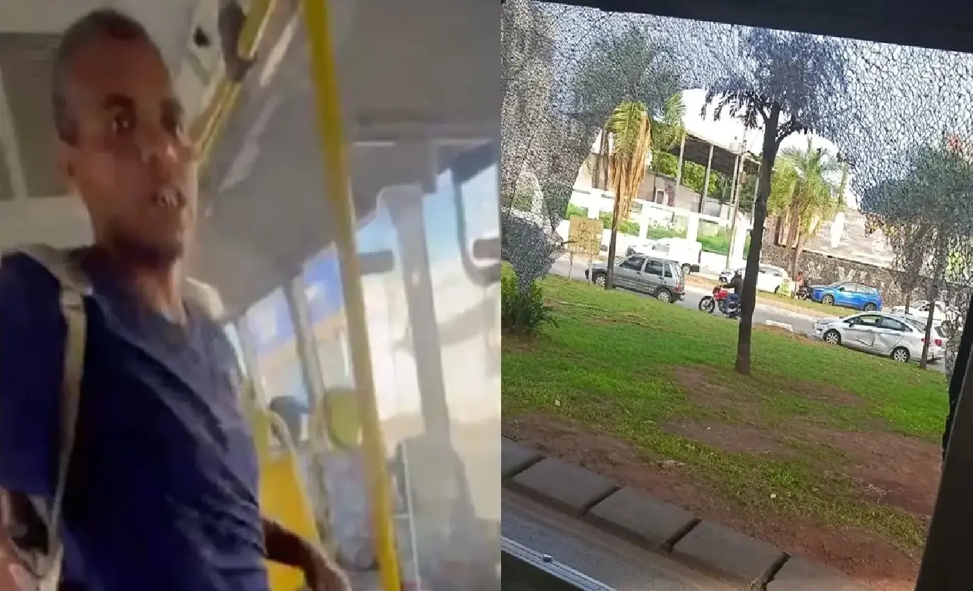 Preso homem filmado tocando partes íntimas em ônibus de Goiânia