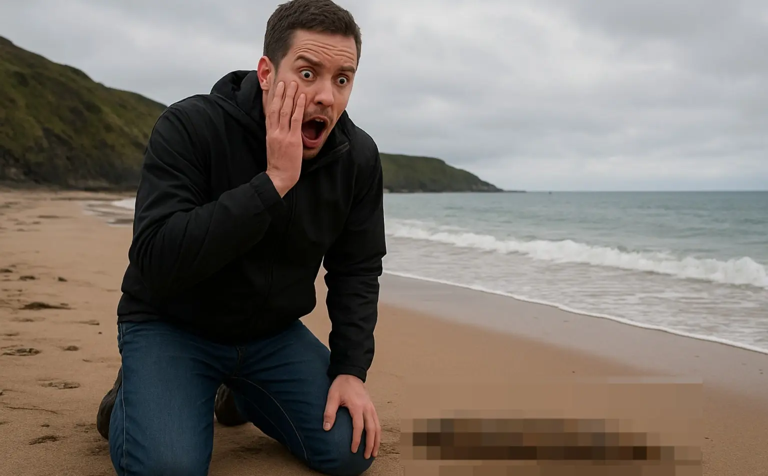 A foto da criatura bizarra encontrada em praia na Escócia; veja