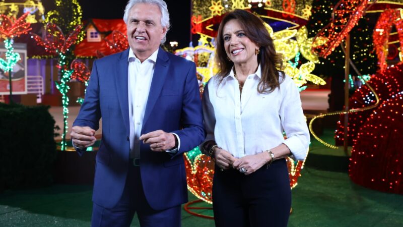 Caiado e Gracinha celebram conquistas de Goiás em mensagem de Natal