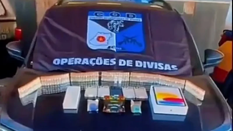 Carga contrabandeada do Paraguai com drogas é apreendida a caminho de Goiânia; dois presos