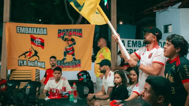 Flamenguistas fazem concentração em Goiânia para acompanhar o Intercontinental; saiba onde