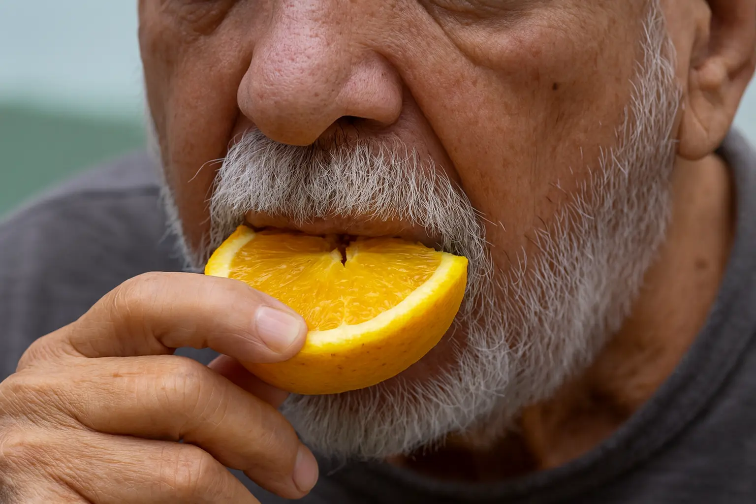 Idoso morre após se engasgar com laranja em Goiás