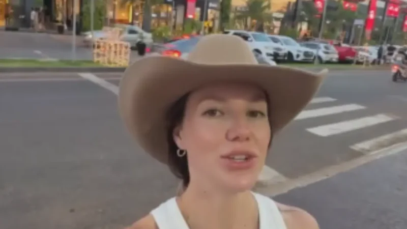 Influenciadora se impressiona com shopping em Caldas Novas: ‘parece Miami’