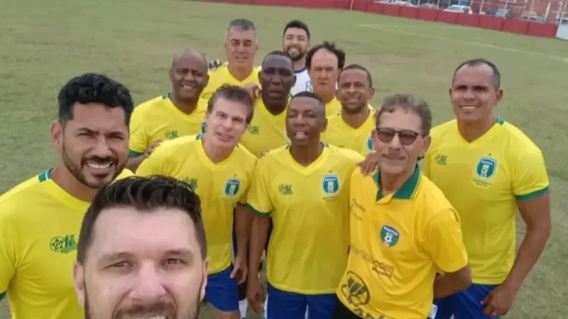 Interminável: Túlio Maravilha marca dois gols em jogo da Seleção Master