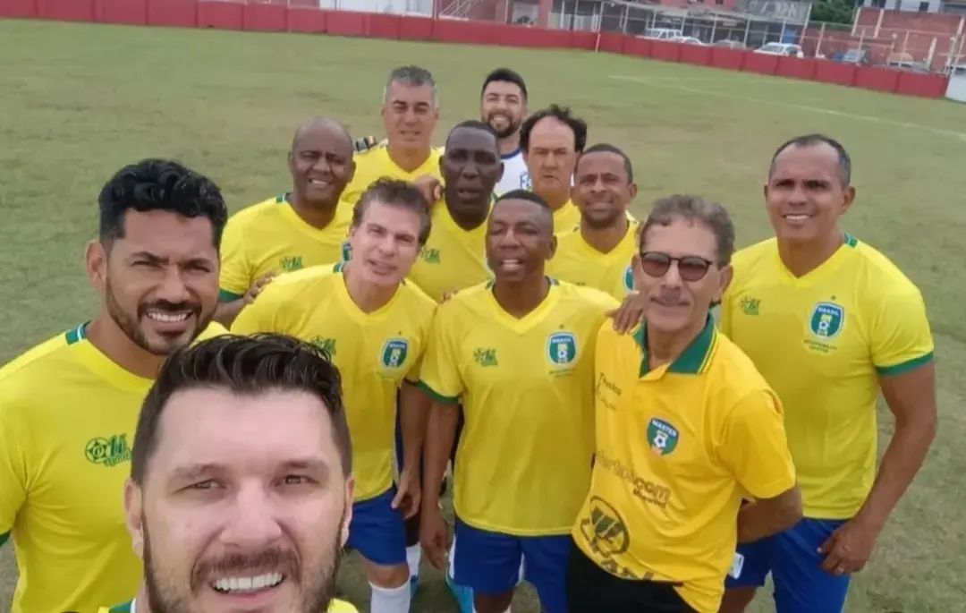 Interminável: Túlio Maravilha marca dois gols em jogo da Seleção Master