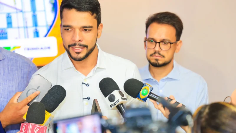 Marden Júnior faz balanço da gestão em encontro com a imprensa em Trindade