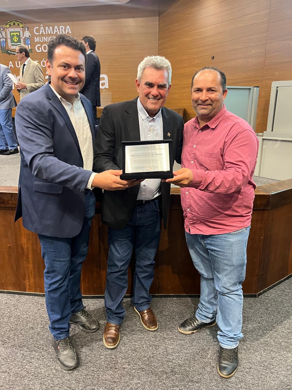 Montes Claros de Goiás recebe homenagem por transparência