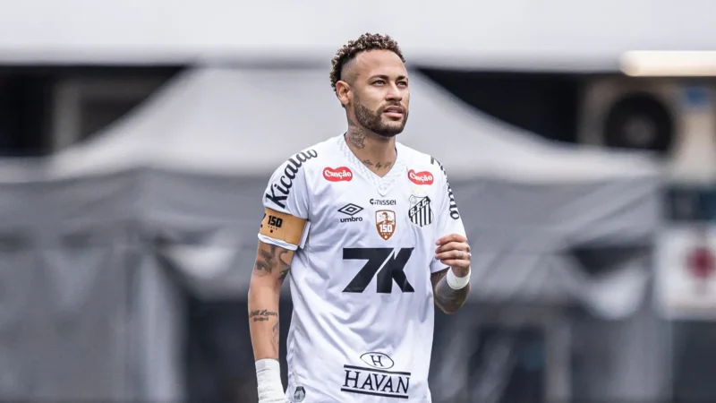 Neymar renova contrato com o Santos até o fim de 2026