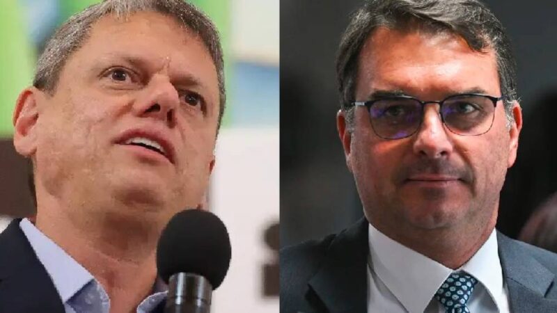 Flávio revela reação de Tarcísio após anúncio de disputa à Presidência