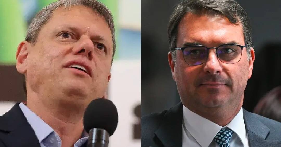 Flávio revela reação de Tarcísio após anúncio de disputa à Presidência