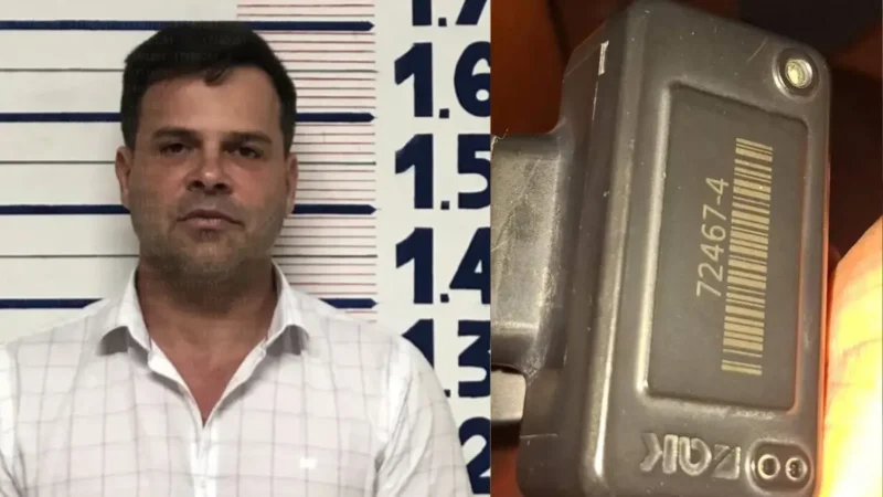 Tornozeleira de ex-diretor da PRF estava em banheiro de rodoviária no Paraguai