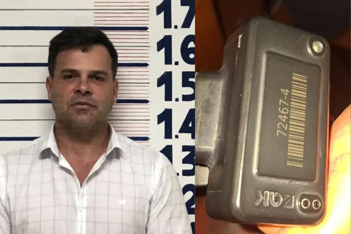 Tornozeleira de ex-diretor da PRF estava em banheiro de rodoviária no Paraguai