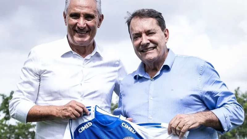 Um dia após oficialização da saída de Jardim, Cruzeiro anuncia a contratação de Tite como novo técnico