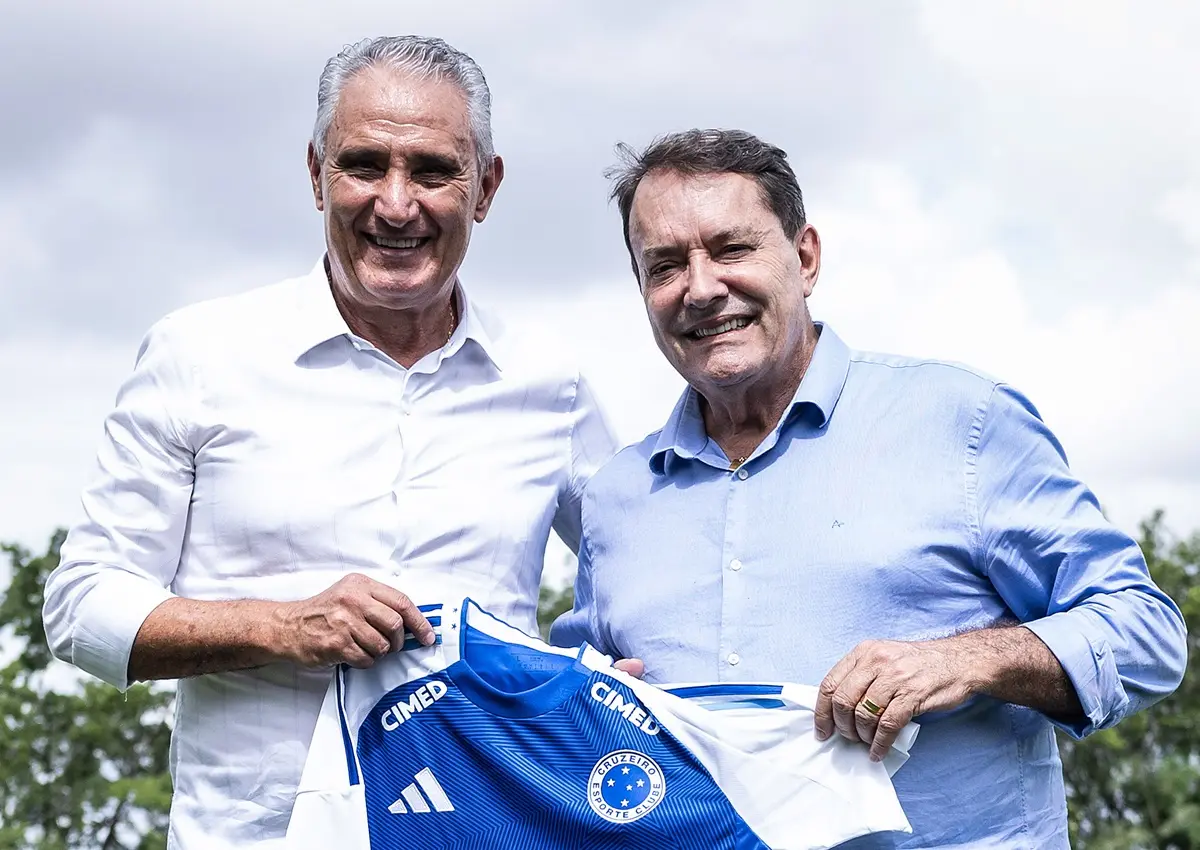 Um dia após oficialização da saída de Jardim, Cruzeiro anuncia a contratação de Tite como novo técnico