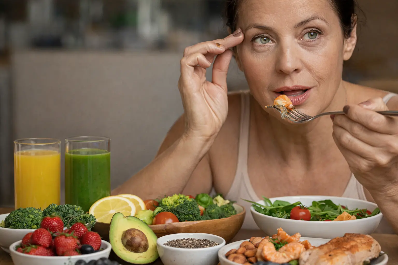 os melhores alimentos para rejuvenescer a pele