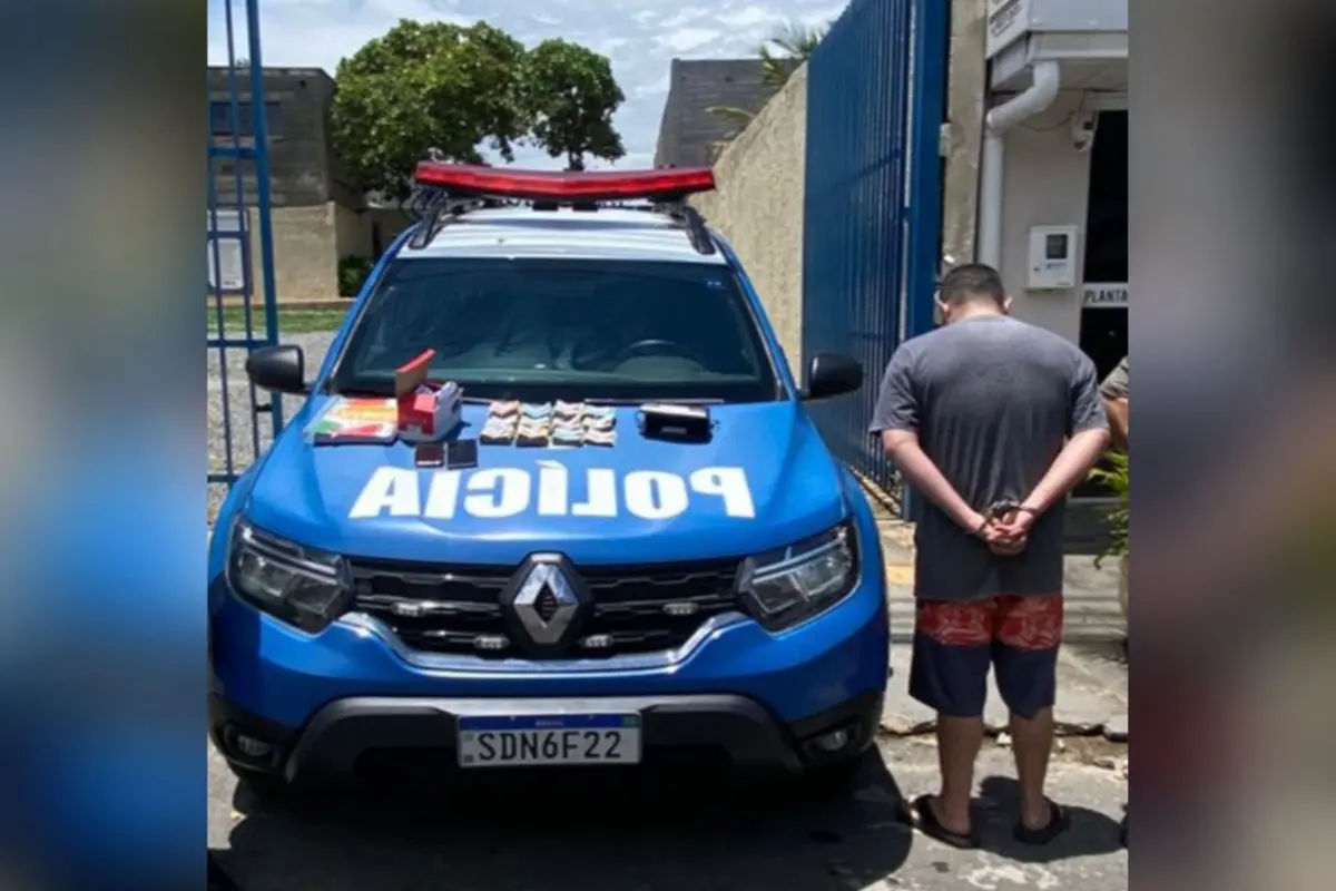 ‘Contador’ do tráfico é preso com mais de R$ 63 mil em Aparecida