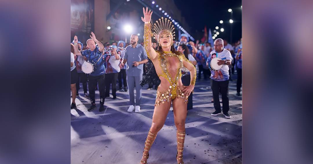 A ‘ensaboada’ de rainha de bateria que homenageia Lula quanto ao voto