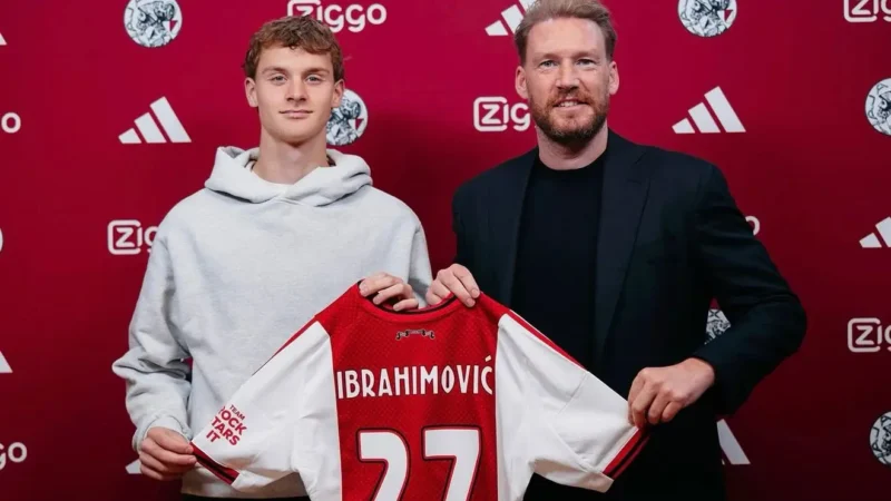 Ajax anuncia a contratação de filho de Ibrahimovic por empréstimo