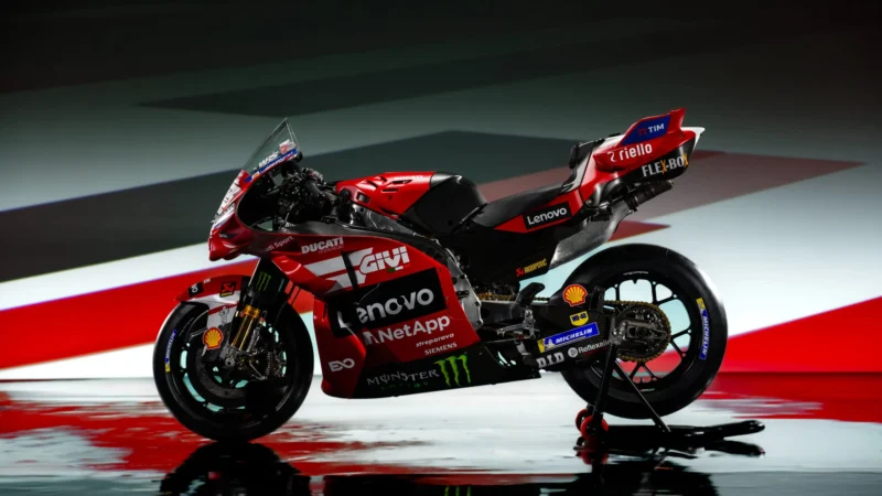 Atual campeã, Ducati apresenta moto para a temporada de 2026 da MotoGP