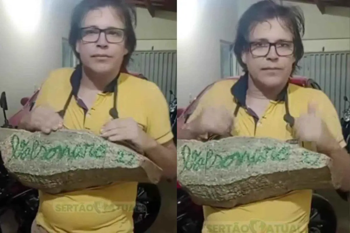 Bolsonarista anuncia que vai se juntar a caminhada de Nikolas com pedra no pescoço