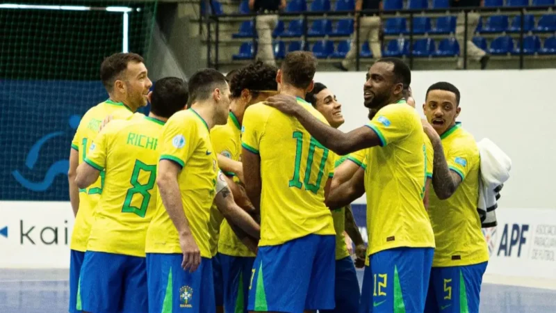Brasil encara o Peru em busca de vaga na final da Copa América de Futsal