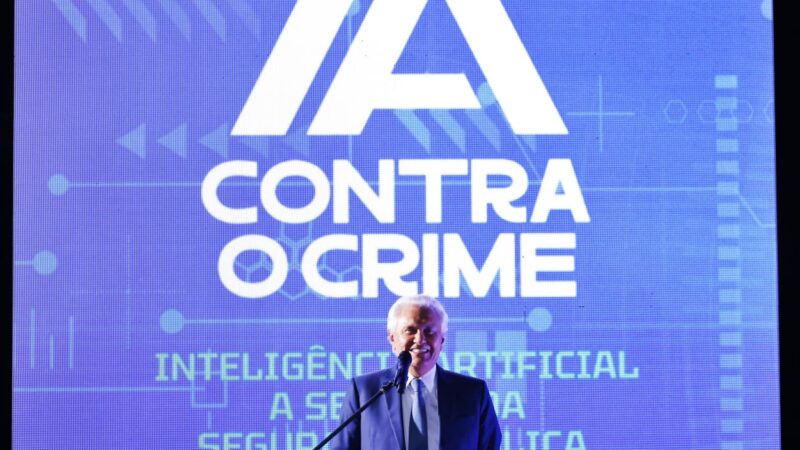 Caiado e Daniel Vilela lançam ferramenta com IA na segurança pública