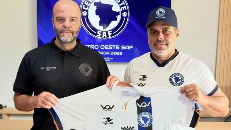 Centro Oeste anuncia a contratação do técnico Leandro Sena, ex-Joinville