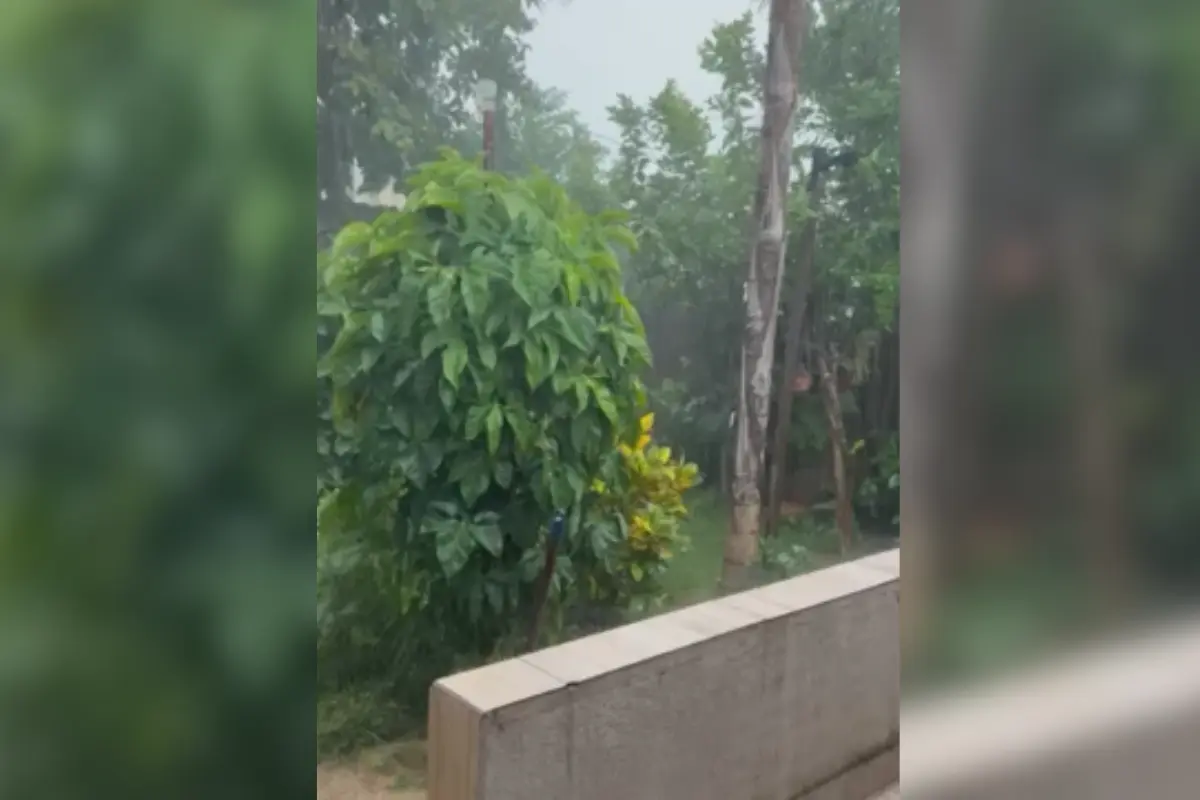 Chove granizo em bairros do leste de Goiânia, como Novo Mundo