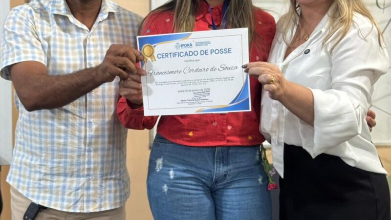 Em solenidade diretores tomaram posse em escolas municipais