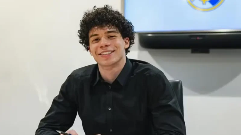 Enzo Alves, filho de Marcelo, assina primeiro contrato profissional com Real Madrid