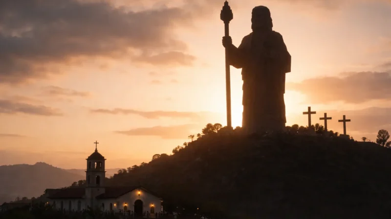 Estátua de santo vira meme e é comparada ao Minecraft; veja fotos