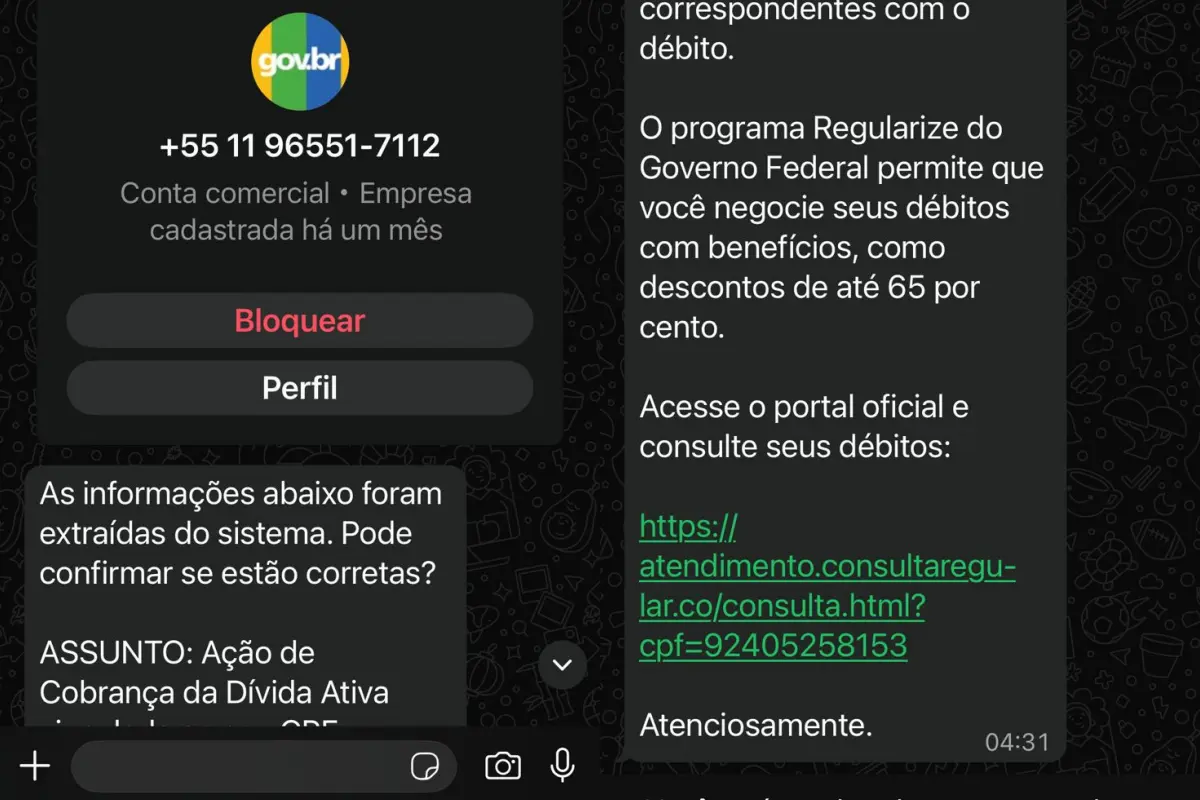 Falsas cobranças da Receita usam dados reais para enganar contribuintes em Goiás