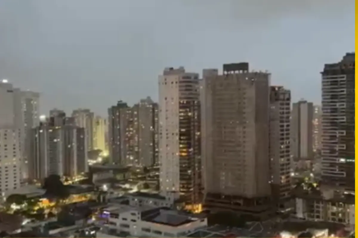 Goiânia encerra dia com chuva: veja onde ela foi mais forte