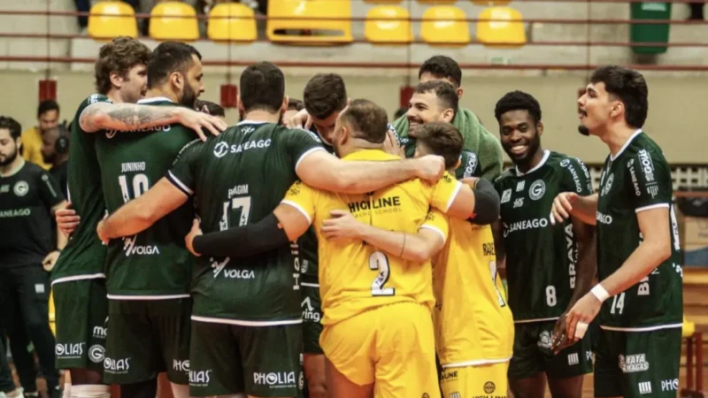 Goiás Vôlei vence o JF e sobe para o G-4 da Superliga