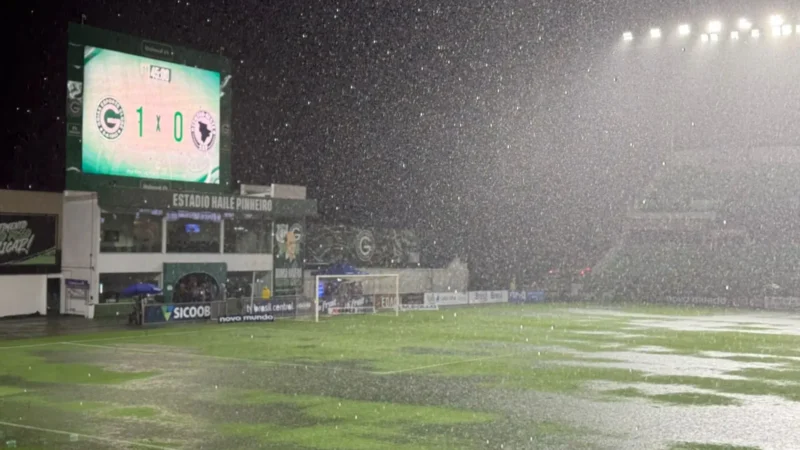 Goiás e Centro-Oeste é adiado por conta da chuva