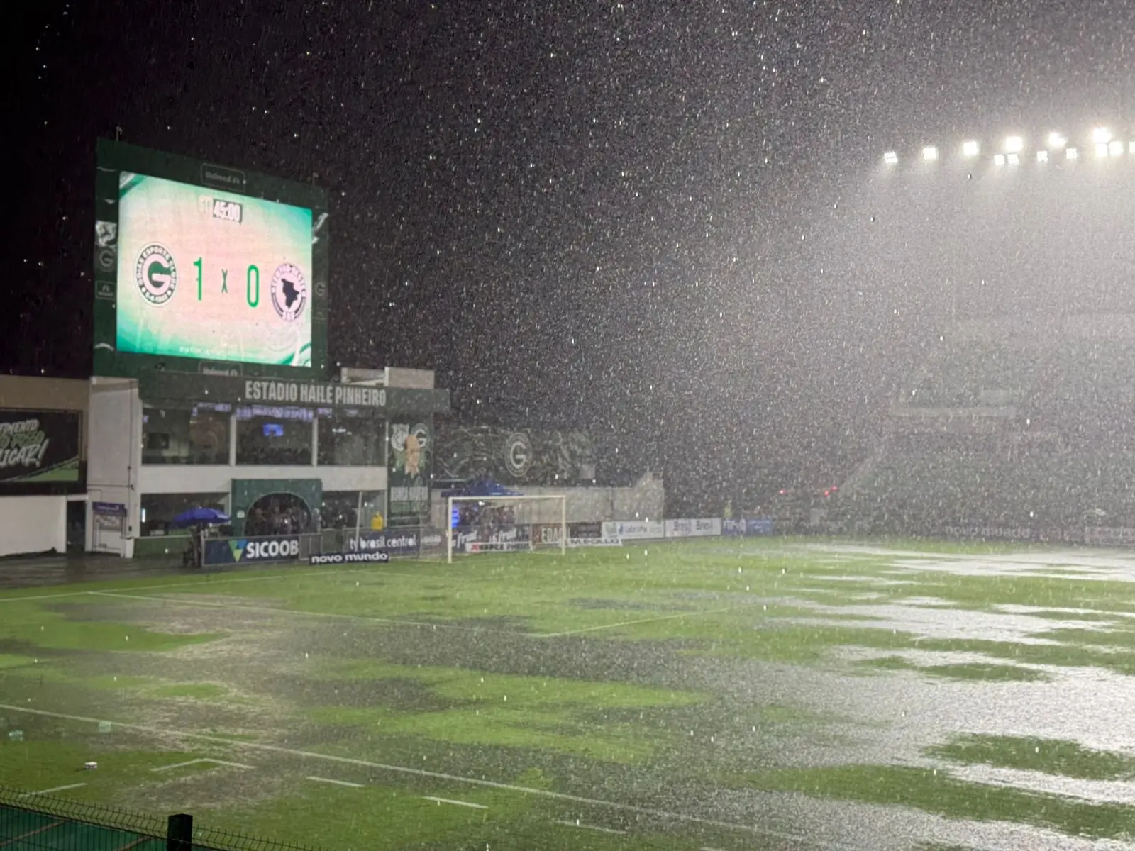 Goiás e Centro-Oeste é adiado por conta da chuva