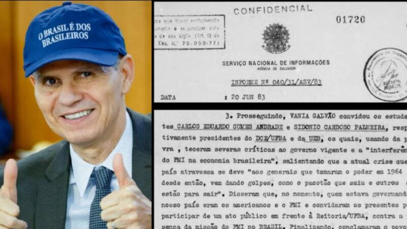 Ditadura produziu mais de 140 relatórios citando o superministro de Lula
