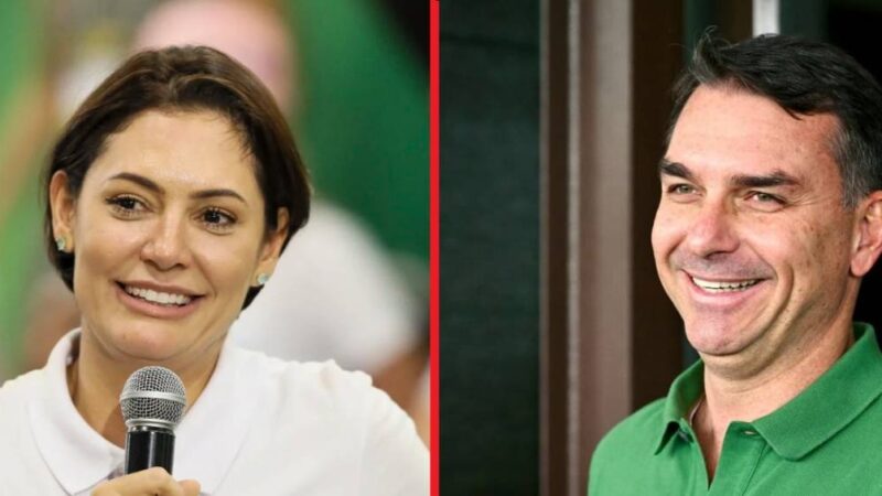 Michelle vira trunfo — e problema — para Flávio Bolsonaro