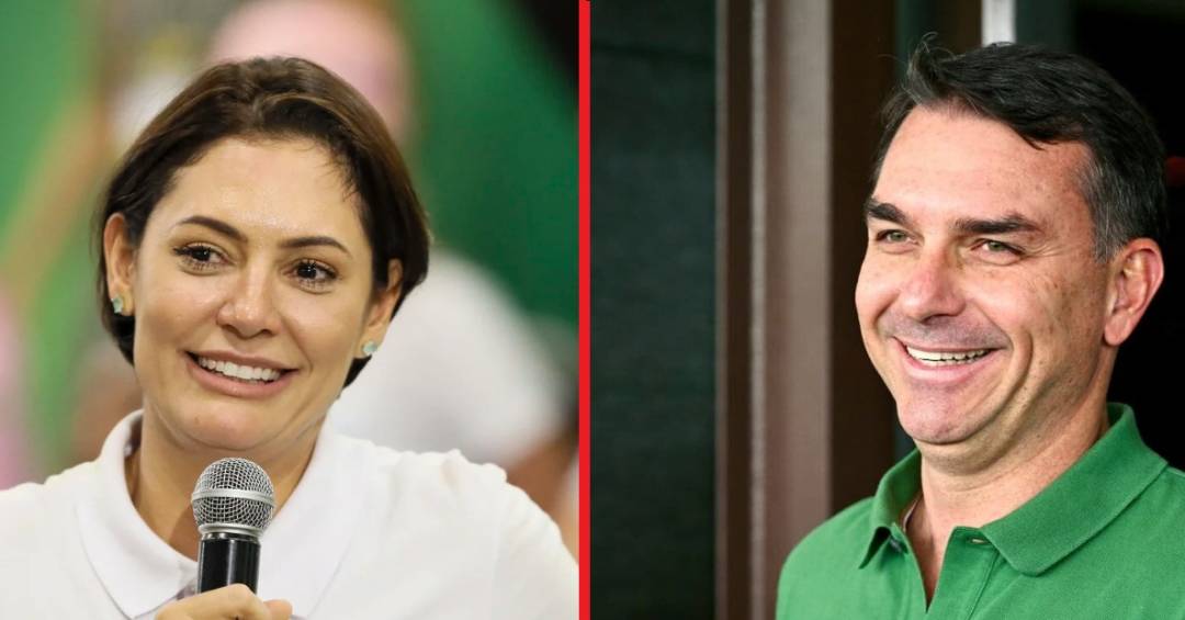 Michelle vira trunfo — e problema — para Flávio Bolsonaro