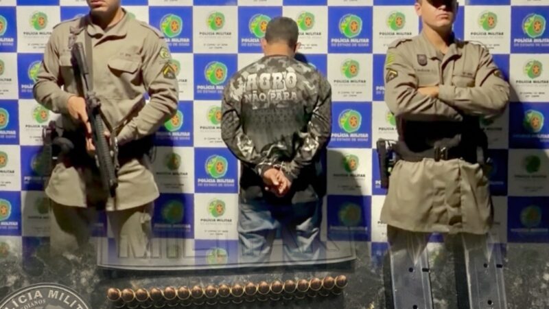 PM age contra violência doméstica e ameaça armada em Caiapônia