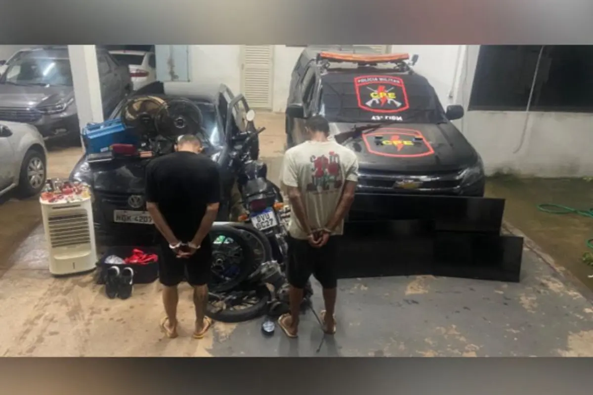 Polícia encontra joias, eletrônicos e moto furtada após prender suspeitos em Aparecida